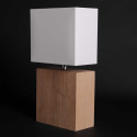 Applique bois brut carr�e