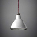 Abat jour metal blanc pour suspension