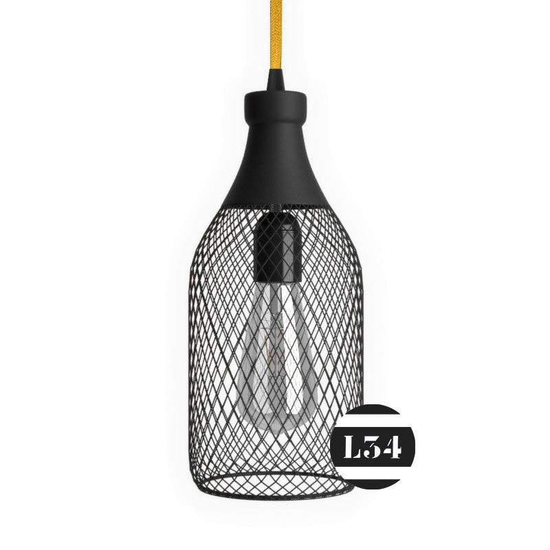 Grand luminaire à suspendre en forme de bouteille Grand luminaire à suspendre en forme de bouteille