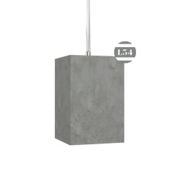 Suspension ciment carrée