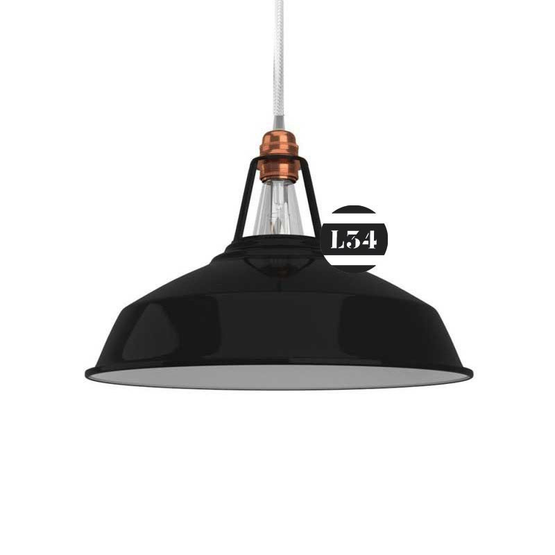 Suspension bistrot métal noir Suspension bistrot métal noir