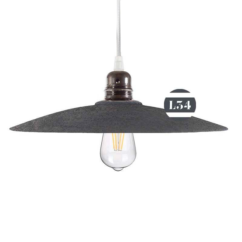 Luminaire design effet ciment à suspendre Luminaire design effet ciment à suspendre