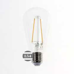 Ampoule vintage Edison LED lumière chaude