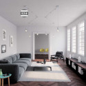 Pavillon métal blanc pour branchement en série