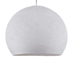 Suspension coupole blanche 35cm