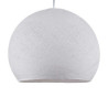 Suspension coupole blanche 35cm