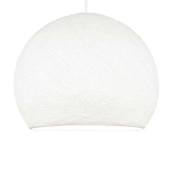 Suspension coupole blanche 35cm