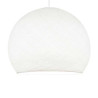 Suspension coupole blanche 35cm