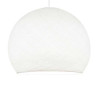 Suspension coupole blanche 35cm