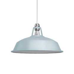Suspension intérieure bleu clair en métal