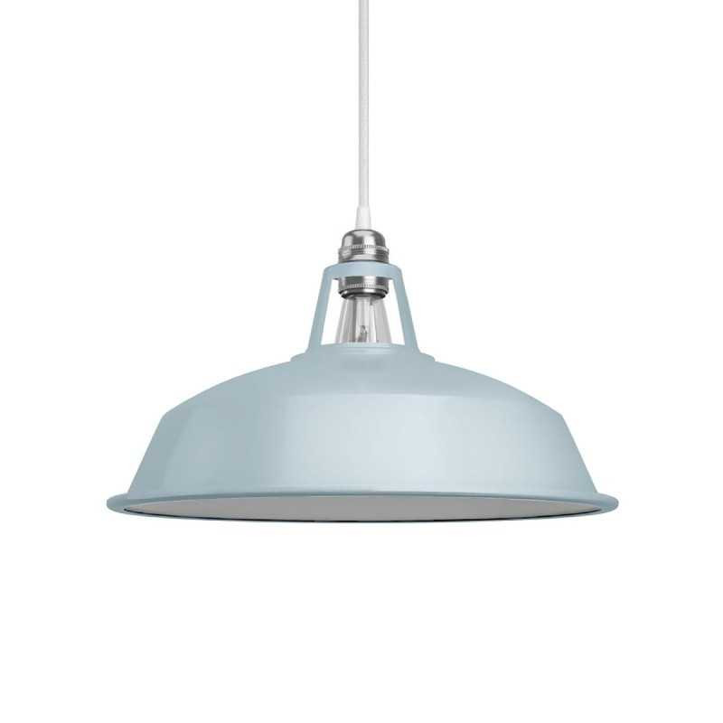 Suspension intérieure bleu clair en métal Suspension intérieure bleu clair en métal