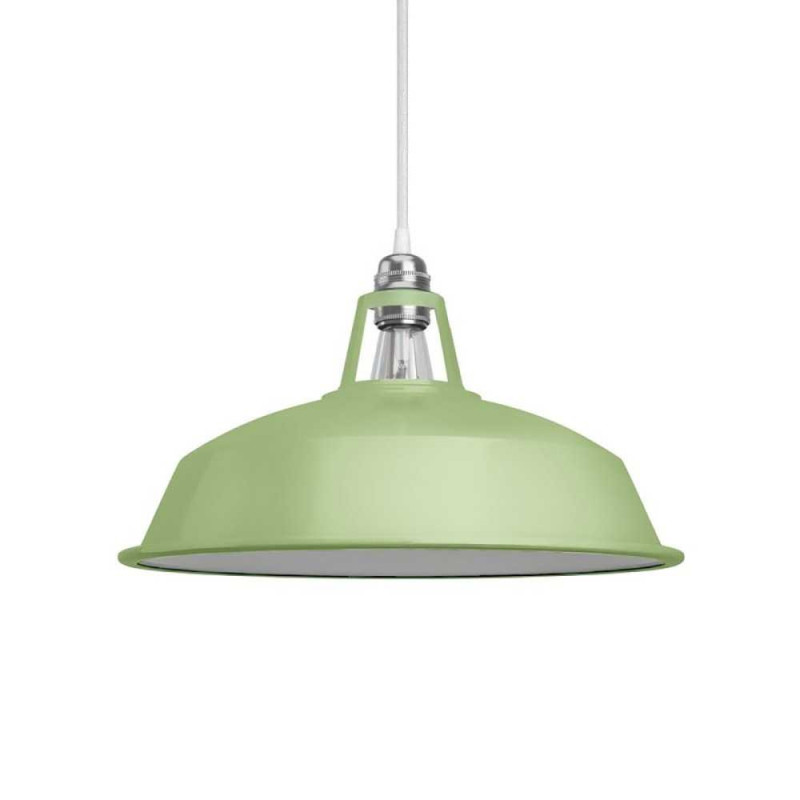 Suspension extérieure vert clair en métal Suspension extérieure vert clair en métal