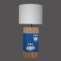 Lampe enfant UP S hibou bleu nuit