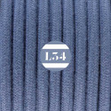 fil électrique textile gris pierre coton