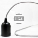 fil électrique tissu argent soie