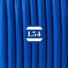 fil électrique tissu bleu soie