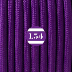 fil électrique tissu violet soie