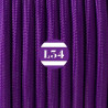 fil électrique tissu violet soie