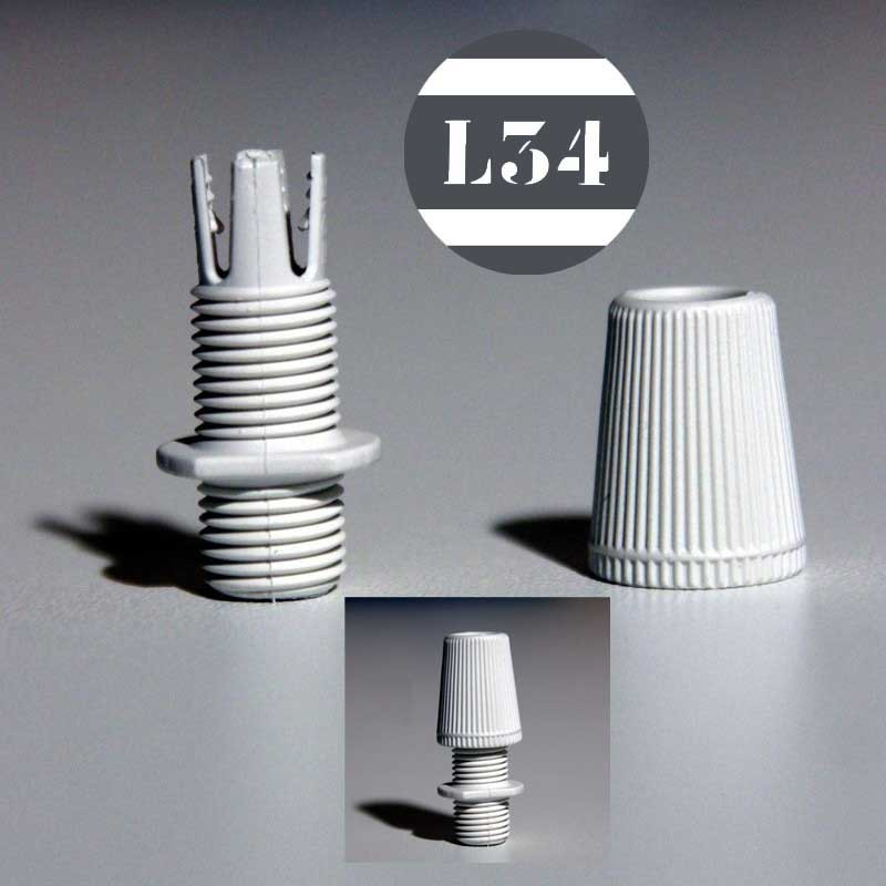 Serre cable blanc - L34 Serre cable blanc - L34