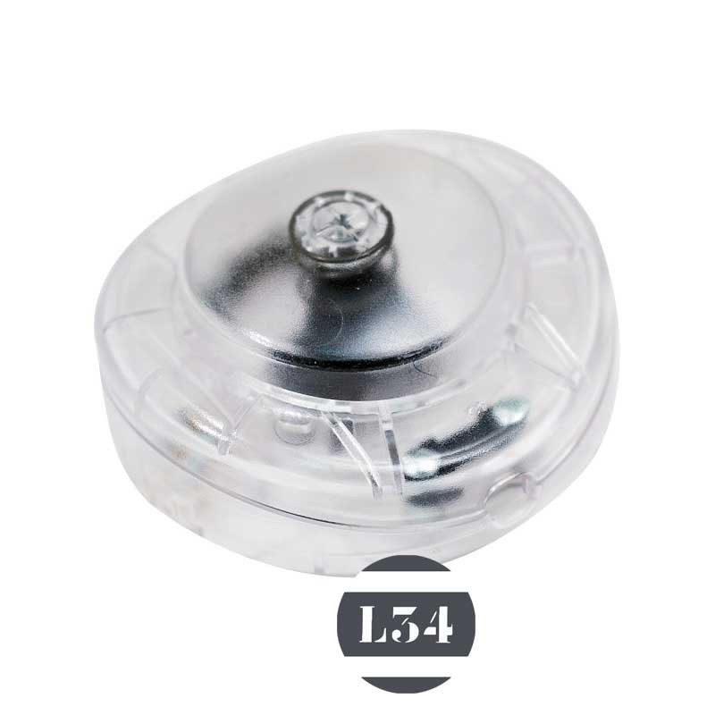 Interrupteur transparent à pied pour lampadaire - L34